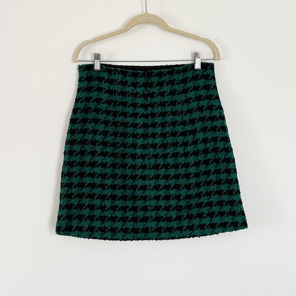 Sandro Claudie Houndstooth Mini Skirt Size 4 NWT - Picture 5 of 5